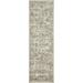 Loomaknoti Celena Asheley 2 x 7 Ivory Floral Indoor Polypropylene runner rug