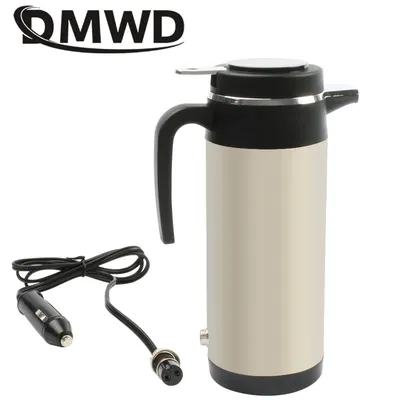 DMWD-Bouilloire électrique bouillante pour véhicule isolation thermique tasse chauffante théière