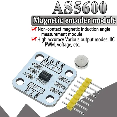 Encodeur magnétique officiel AS5600 module de capteur de mesure d'angle à induction 12 bits haute