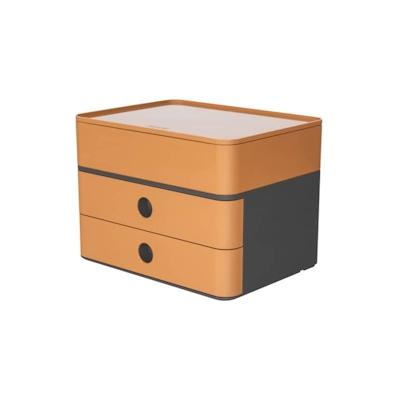 HAN Schubladenbox SMART-BOX PLUS 2 Laden+Box grau/caramel