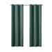 Eclipse Magnitech Welwick Herringbone 100% Blackout Single Grommet Curtain Panel Teal 40 x 84