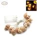 1.2M Sea Shell Fairy String Lights 10LED Nautical Stripe Fairy Battery Operated Holiday Decoration