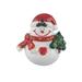 Christmas Trees Decorations Small Ornament Christmas Fridge Funny Ornaments Resin Fridge With Santa Hats Outdoor Garden Statues