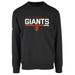 Men's Levelwear Black San Francisco Giants Zane Fleece Pullover Sweatshirt