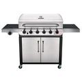 Char-Broil Performance Series 6-burner Liquid Propane Gas Grill with Side Burner Black & Stainless