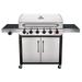 Char-Broil Performance Series 6-burner Liquid Propane Gas Grill with Side Burner Black & Stainless