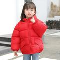 kpoplk Baby Winter Jackets Toddler Baby Winter Jacket 3D Bear Ears Hoodie Coat Fuzzy Sherpa Thicken Warm Outwear for Girls Boys(Red)