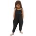 Baby Summer Jumpsuits for Girls Kids Cute Backless Harem Strap Romper Jumpsuit One Piece Outfit Toddler Pants