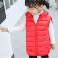 kpoplk Toddler Winter Coat Winter Coats for Kids Baby Boys Girls Light Puffer Padded Jacket Bear Hoods Outerwear(Red)