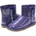 Women's Cuce Purple Baltimore Ravens Water Resistant Faux Shearling Boots