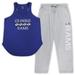 Women's Concepts Sport Royal/Heather Gray Los Angeles Rams Plus Size Meter Tank Top & Pants Sleep Set