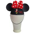 Disney Accessories | Disney Parks Minnie Mouse Plush Polka Dot Bow Ear Hat Cap Red And White. This Ha | Color: Black/Red | Size: Os