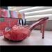 Gucci Shoes | Gucci Ruffle Flower Collection Coral Pink Heels. | Color: Pink | Size: 5.5