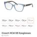 Coach Accessories | Coach Hc6120 Eyeglasses | Color: Blue/Gold | Size: 52/16/140