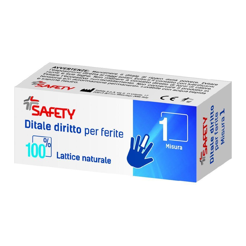 Safety Ditale in Lattice Retto Taglia 3 12 pz Copertura per le dita