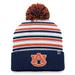 Men's Top of the World Navy Auburn Tigers Dash Cuffed Knit Hat with Pom