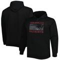 Men's Fanatics Branded Black New England Patriots Big & Tall Pop of Color Pullover Hoodie