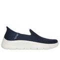 Skechers Women's Slip-ins: GO WALK Flex - Relish Slip-On Shoes | Size 9.0 Wide | Navy | Textile | Machine Washable