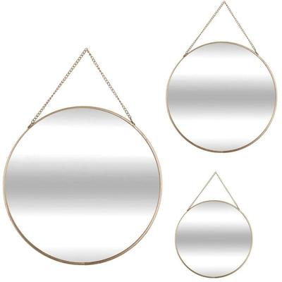 Set aus 3 runden Spiegeln - goldfarben Atmosphera créateur d'intérieur Image