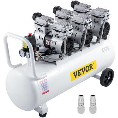 Vevor - Flüster Kompressor Ölfrei Luftkompressor 22 Gallonen 100L Druckluft Leise mit 2 Manometer Image