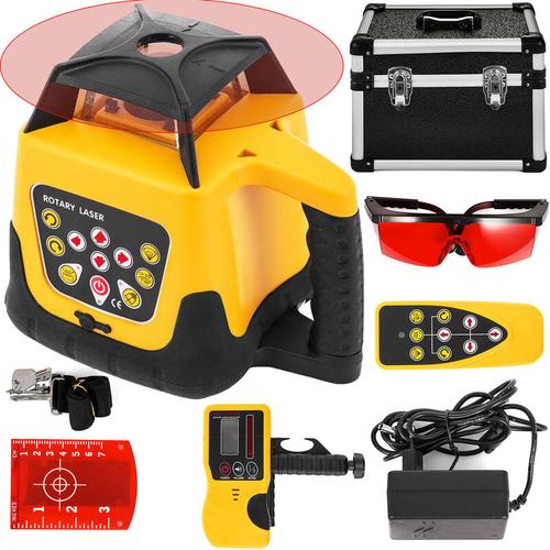 Rot Professional Rotationslaser max. Arbeitsbereich 100 m, 360 Rotary Laser Level Wasser- und