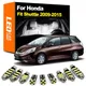 Zoomsee – Kit d'ampoules d'intérieur LED Canbus pour voiture pour Honda Fit navette 2009 2010 2011