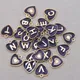 10/26pcs Coeur forme 15*15mm A-Z Lettre Charmes Noir Émail Alphabet Lettre Initiale Pendentif À La