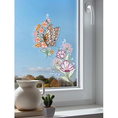 Fensterbild Blume Raebel Multicolor