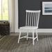 Palmetto Heights Shell White Driftwood Spindle Back Side Chair (Set of 2)