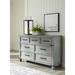 Signature Design by Ashley Russelyn 7 Drawer 66" W Double Dresser Wood in Brown/Gray | 40 H x 66 W x 17.5 D in | Wayfair B772-31