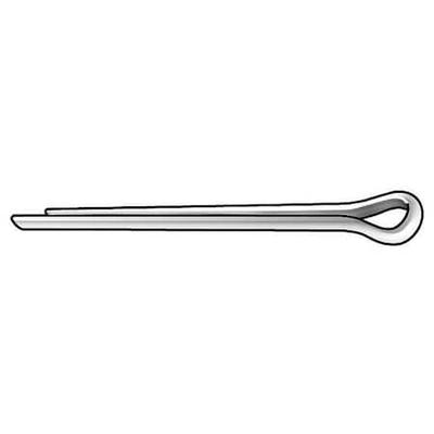ZORO SELECT WWG-156-1750-SZ Cotter Pin,Ext Png,5/32"Dx1-3/4" L,PK100