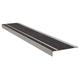 WOOSTER PRODUCTS 365BLA3-6 Stair Tread,Black,42in W,Extruded Alum