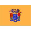 NYLGLO 143660 New Jersey State Flag,3x5 Ft