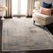 Gray 67 x 39 x 0.38 in Area Rug - Bungalow Rose Oriental Distressed Premium Viscose Area Rug_Stone/Blue | 67 H x 39 W x 0.38 D in | Wayfair