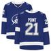 Brayden Point Tampa Bay Lightning Autographed Blue Fanatics Breakaway Jersey with "NHL Debut 10/13/16" Inscription