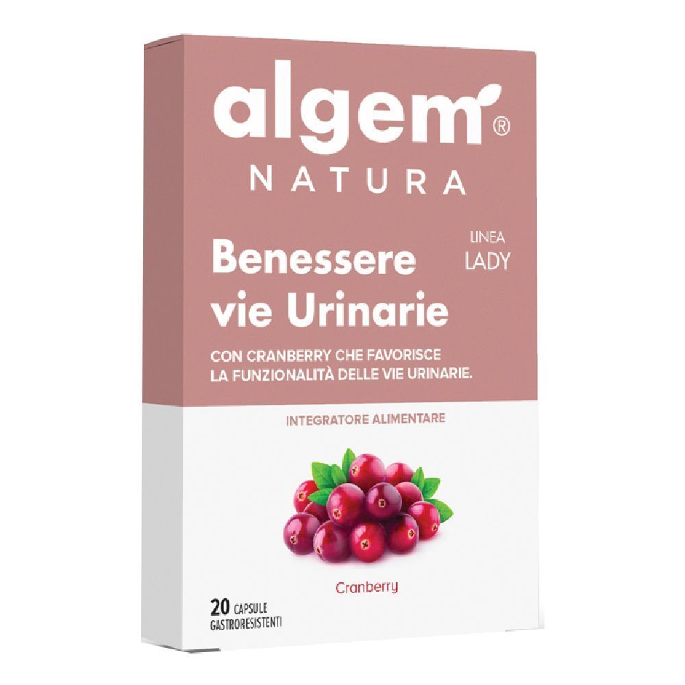 Algem Natura Benessere Vie Urinarie Lady Capsule 20 pz