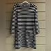 Kate Spade Dresses | Kate Spade Broome Street Striped Mini Dress | Color: Black/White | Size: Xs