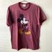 Disney Shirts | Disney Mickey Mouse Mens Shirt Size Medium Graphic Tee Short Sleeve | Color: Red | Size: M