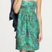 J. Crew Dresses | J Crew Silk Strapless Dress | Color: Blue/Green | Size: 2