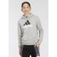 Kapuzensweatshirt ADIDAS SPORTSWEAR "U BL 2 HOODIE" Gr. 176, grau (medium grey heather, white) Kinder Sweatshirts