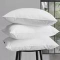 Vision Textiles Luxury Microfibre Pillow Soft As Down Pillow with 100% Pure Cotton Casing-Soft, White, Standard Pair (48 x 74cm)