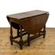 18th Century Antique Oak Gate Leg Table | Drop Leaf Table | Antique Oak Extending Table | Console Table (M-3274)