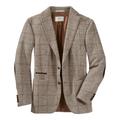 Carl Gross Harris Tweed-Sakko oder -Weste, Sakko - 29 - Beige/Braun, Herren, aus Schurwolle