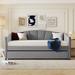 Merax Twin Upholstered Daybed with Trundle Bed