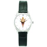 Women's Silver Arizona State Sun Devils Stainless Steel Wristwatch