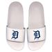 Men's ISlide White Detroit Tigers Primary Logo Motto Slide Sandals
