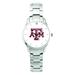 Unisex Silver Texas A&M Aggies Stainless Steel Bracelet Wristwatch