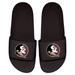 Youth ISlide Black Florida State Seminoles Primary Logo Motto Slide Sandals