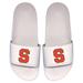 Men's ISlide White Syracuse Orange Primary Logo Motto Slide Sandals