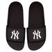 Men's ISlide Black New York Yankees Alternate Logo Motto Slide Sandals